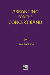 Arranging for the Concert Band book cover Thumbnail